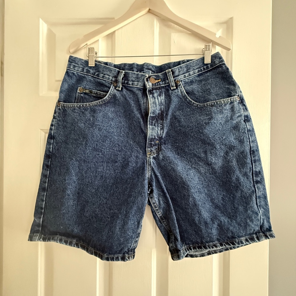Men's Blue Denim Shorts
